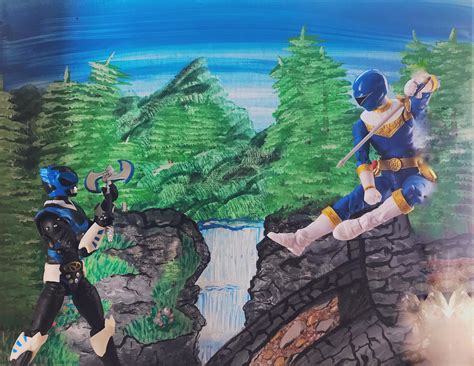 A fight with psycho blue! : r/powerrangers