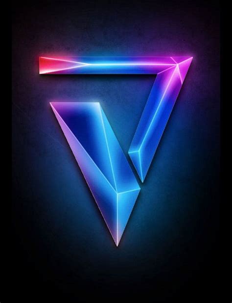 photoshop tutorials Create 3D Logo with ... | Art > Triangulation ...