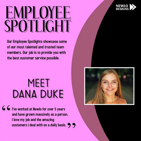 Employee Spotlight Template