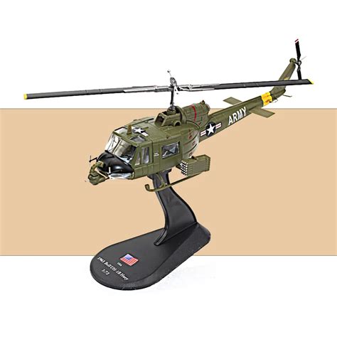 1:72 Scale Diecast Military plane Models Die cast Bell UH 1B Iroquois ...