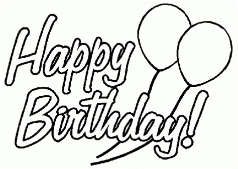 Happy Birthday Mom Printable Coloring Pages - Coloring Home