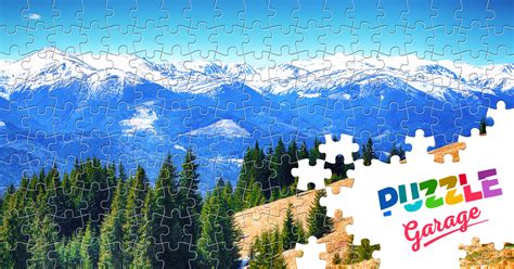 Mountains on a clear day Jigsaw Puzzle (Nature, Mountains) | Puzzle Garage