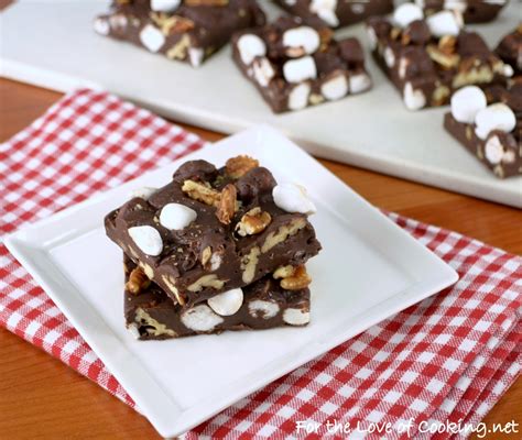 Rocky Road Fudge | For the Love of Cooking