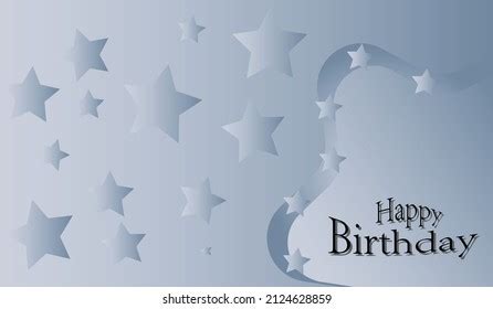 Illustration Stars Background Happy Birthday Nice Stock Vector (Royalty ...