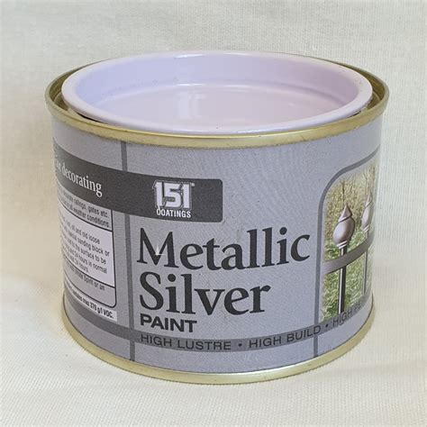 Metallic Silver Paint 170ml – Edging Tapes & DIY