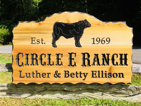 Personalized Engraved Wooden Farm Sign - Wood Signs of Gatlinburg, USA Made