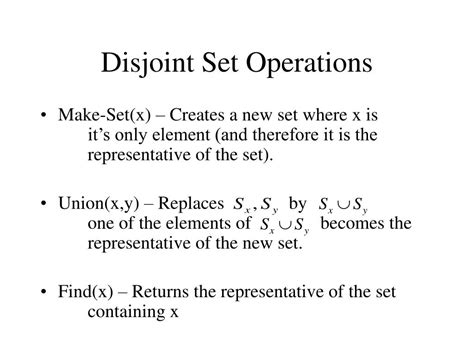 PPT - Disjoint Sets Data Structure PowerPoint Presentation, free ...