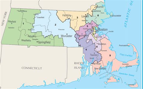 Image result for massachusetts congressional districts | Cape cod bay ...