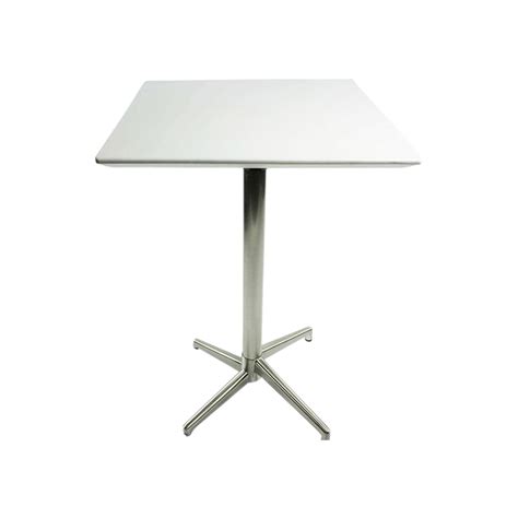 Square Bar Table - White | barlens