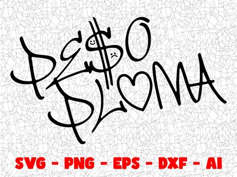 Peso Pluma SVG, Schneidedatei, Png Eps Dxf Digital Clipart, ideal für ...