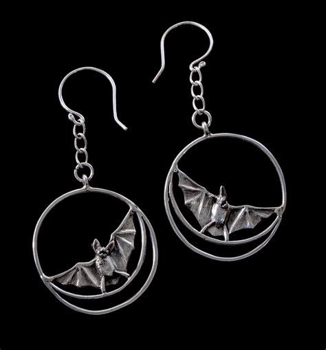 Mercurious Bat Earrings - Sterling Silver : Delicious Boutique