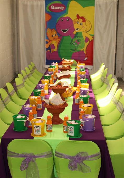 Pin by Butterfly Inc on Kids Zone | Barney birthday party, Barney ...