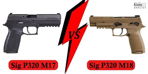 Difference Between Sig P320 M17 vs Sig P320 M18 – GunAnalyst