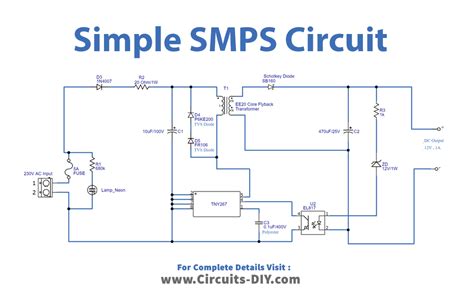 Switched Mode Power Supply (SMPS) Circuit TNY267