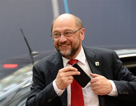 European Parliament President Martin Schulz arrives for an European ...