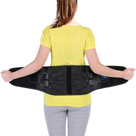 VBESTLIFE Adjustable Lumbar Support Belt Lower Back Brace Posture ...