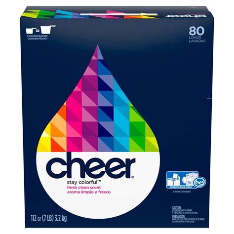 CHEER Laundry Detergent, Cleaner Form Powder, Cleaner Container Type ...