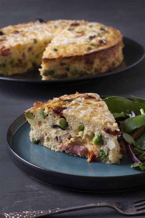 Savoury Rice Tart with Bacon and Mushrooms | Spekko Rice