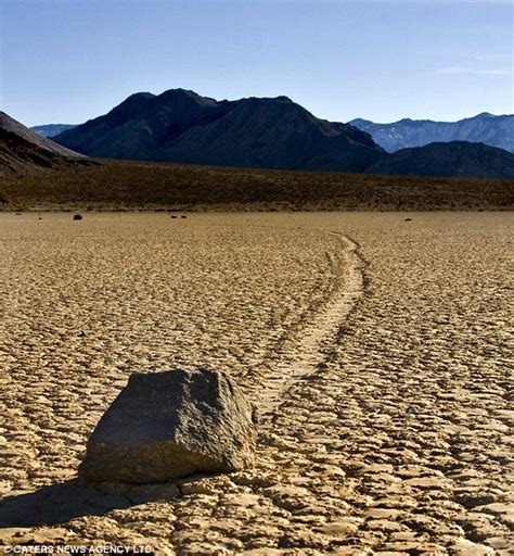 These stones really ARE rolling: Mystery of Death Valley's eerie moving ...