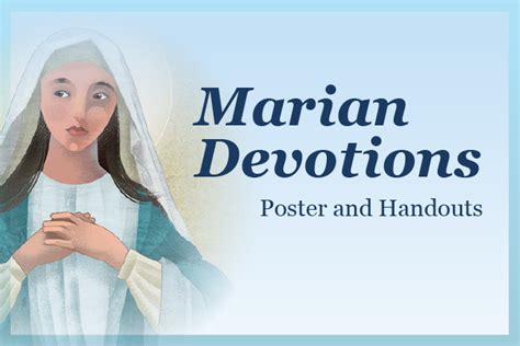 Marian Devotions Poster - Catechist's Journey