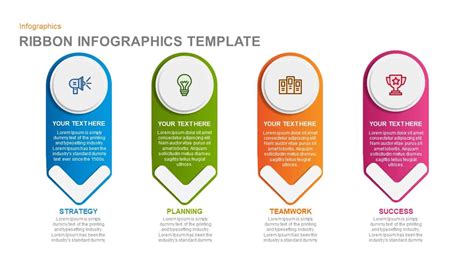 Ribbon Infographics PowerPoint Template and Keynote - Slidebazaar