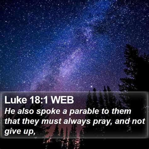 Luke 18:1 WEB Scriptures Images