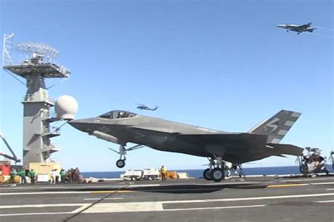 Navy Makes History with First F-35C Carrier Landing | Military.com