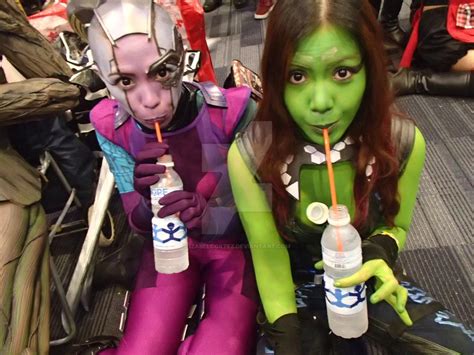 Nebula and Gamora by izabelcortez on DeviantArt