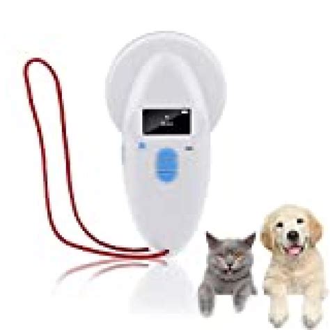 Pet Microchip Scanner, RFID Chip Reader Scanner 134.2Khz Animal Pet ...