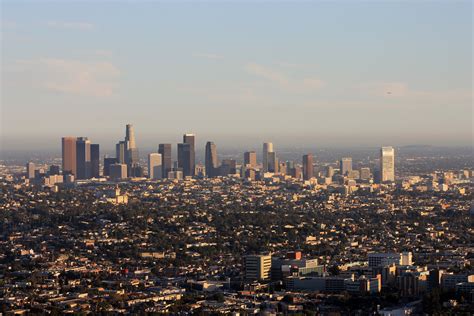 Skyline of Los Angeles, California during the day image - Free stock ...