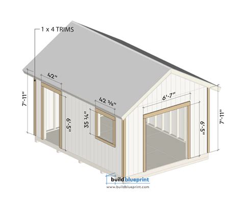 12×16 Storage Shed Plans Free | Dandk Organizer