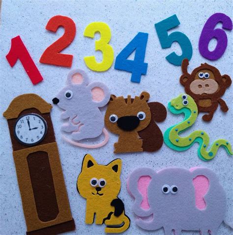 Hickory Dickory Dock the Mouse Ran up the Clock Crash Elephant - Etsy ...