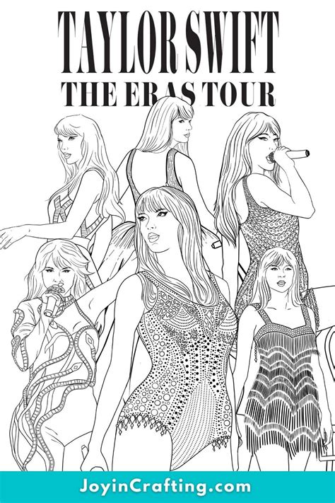 Taylor Swift The Eras Tour Coloring Pages Fan Art | Taylor swift ...