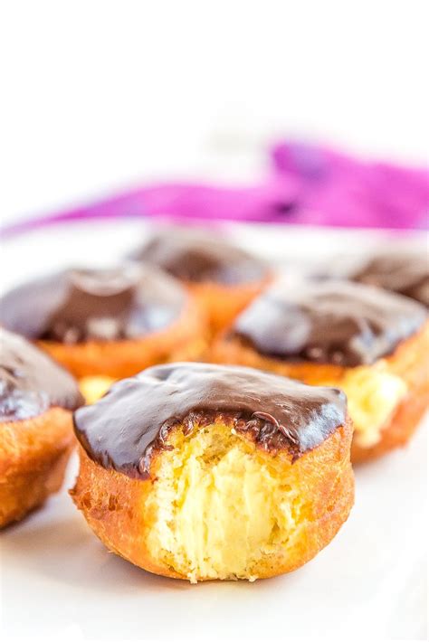 Boston Cream Donuts Recipe | Sugar and Soul Co