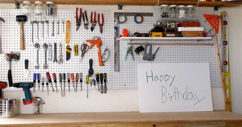 A tool pegboard for the garage - Easy Organization DIY! - Momcrieff