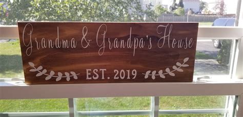 Grandma & Grandpa's house, Grandparent sign, Gifts for grandparents ...