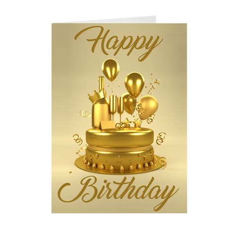 You Are Solid Gold - Happy Birthday Greeting Card | Happy birthday ...