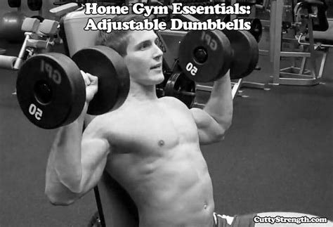 Home Gym Essentials: Adjustable Dumbbells