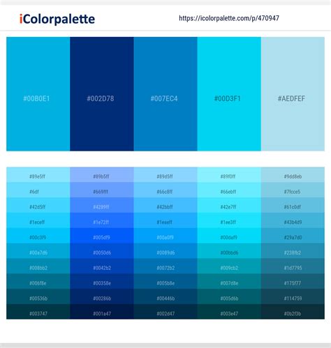 35 Light Blue Color Palette | Curated collection of Color Palettes