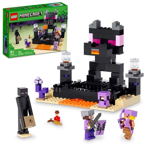 LEGO Minecraft The End Arena, Ender Dragon Battle Set 21242 ...