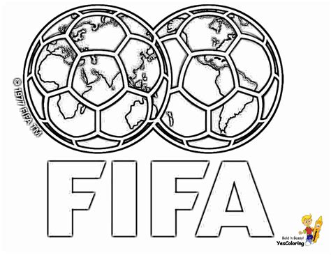 FIFA logo Coloring Page - Free Printable Coloring Pages