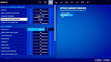 How to change your reticle in Fortnite Chapter 4 Season 1