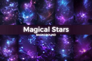 Magical Stars Background Graphic by FOLV · Creative Fabrica