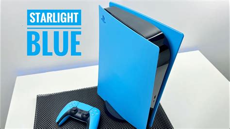 New PS5 Official Starlight Blue Console Cover - Unboxing , Installation ...