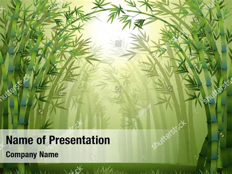 Early tree leaves PowerPoint Template - Early tree leaves PowerPoint ...