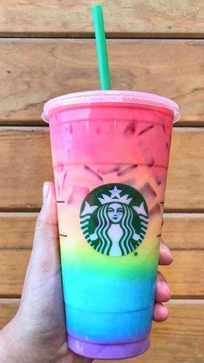 50 Mix n Match Flavors Starbucks Creations : Rainbow Drink 1 - Fab Mood ...