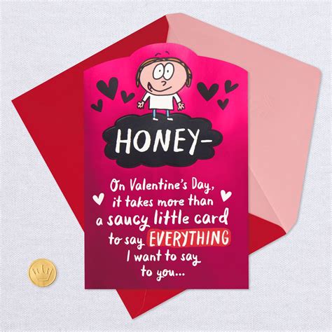 Saucy Funny Valentine's Day Card for Wife With Pop-Up Mini Cards ...