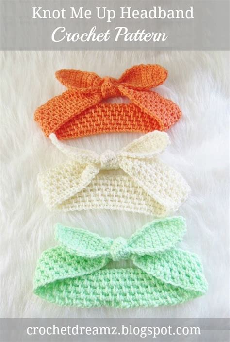 Knot Me Up Headband, Free Crochet Pattern - Crochet Dreamz