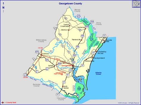 Georgetown South Carolina Map - Amanda Marigold