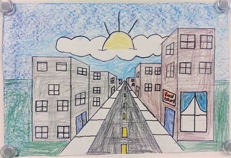 One Point Perspective Art Lesson 5th Grade